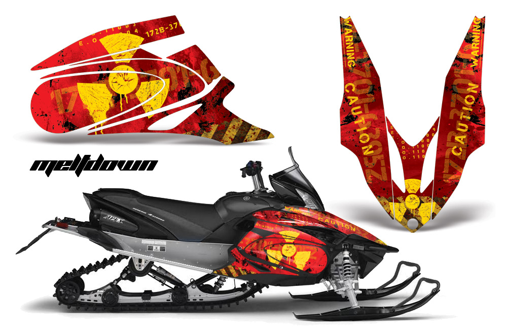 Yamaha Apex 06-11 Wrap Graphics Kit Decal MD YR